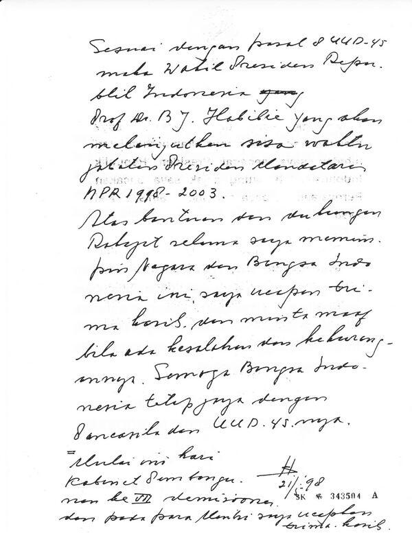 &#91;Sejarah&#93; Mengenang apa yg terjadi dengan 21 Mei 1998