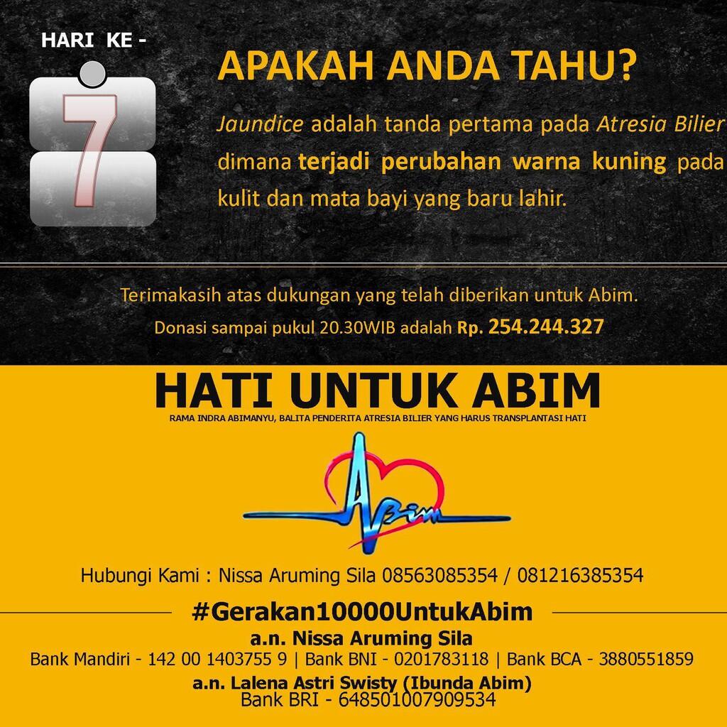HATI UNTUK RAMA INDRA ABIMANYU (bayi Abim)