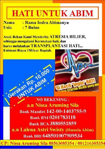 HATI UNTUK RAMA INDRA ABIMANYU (bayi Abim)