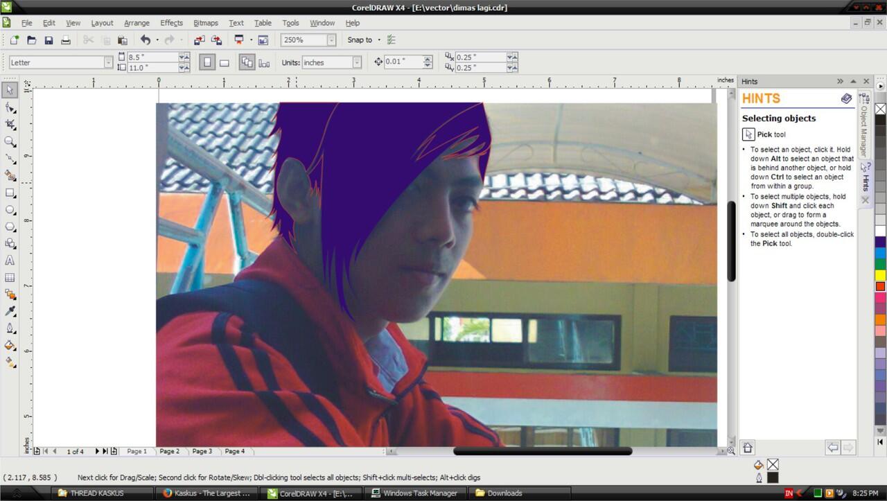 Sulap foto jadi Karakter komik lewat CorelDraw