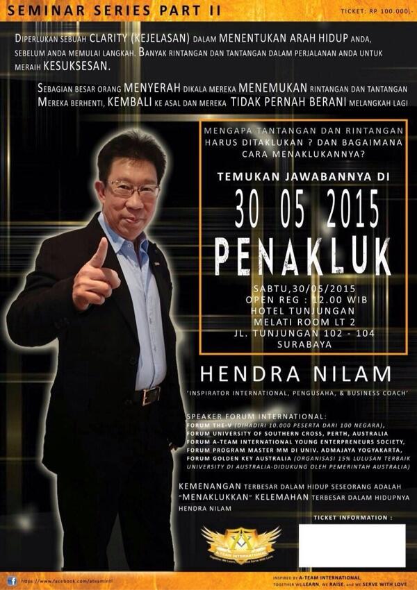 &#91;SEMINAR MOTIVASI&#93; SANG PENAKLUK