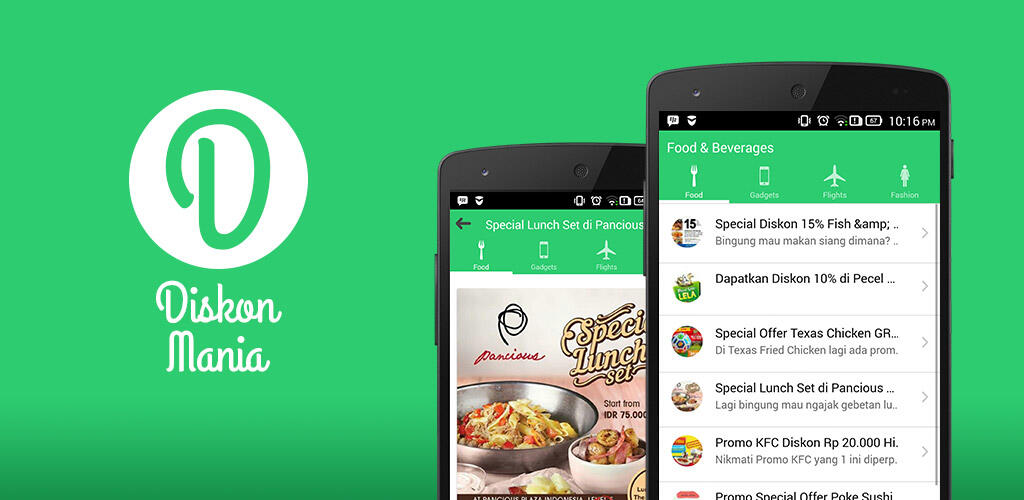 Aplikasi cari diskon fashion, makanan, gadget, dan flight di Indonesia