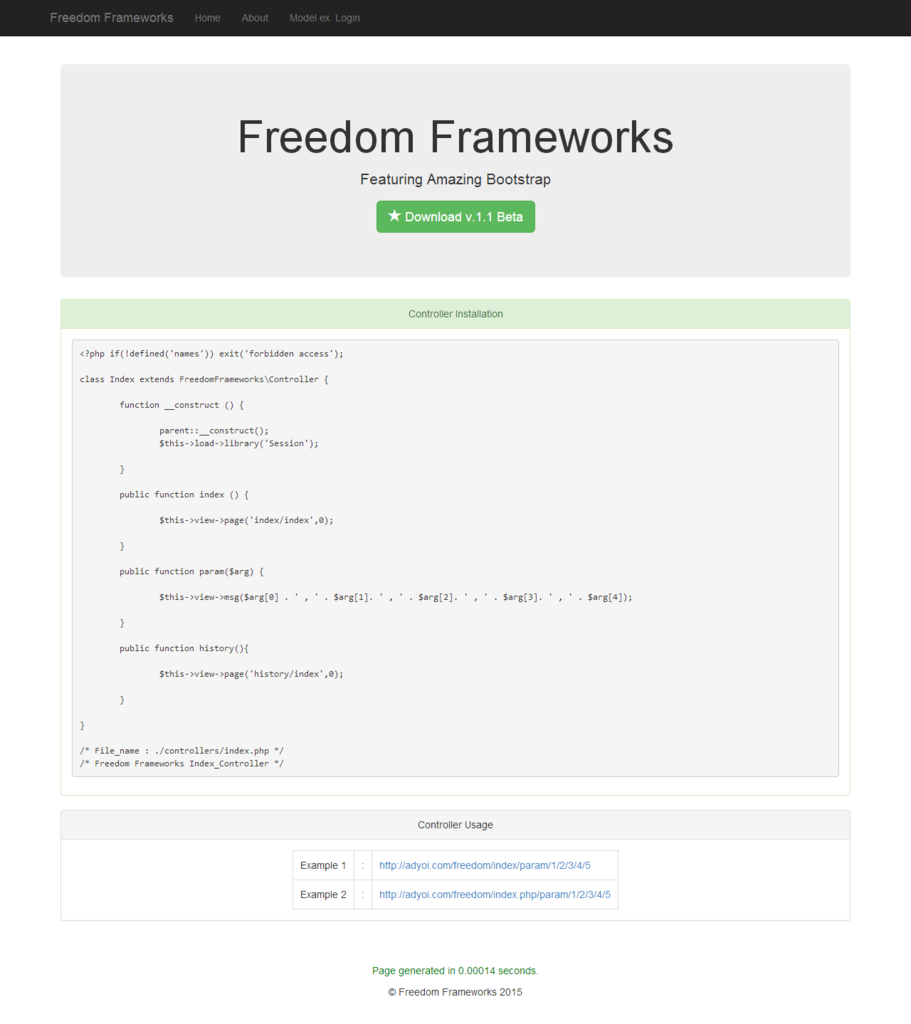 Freedom Frameworks &#91;PHP&#93;