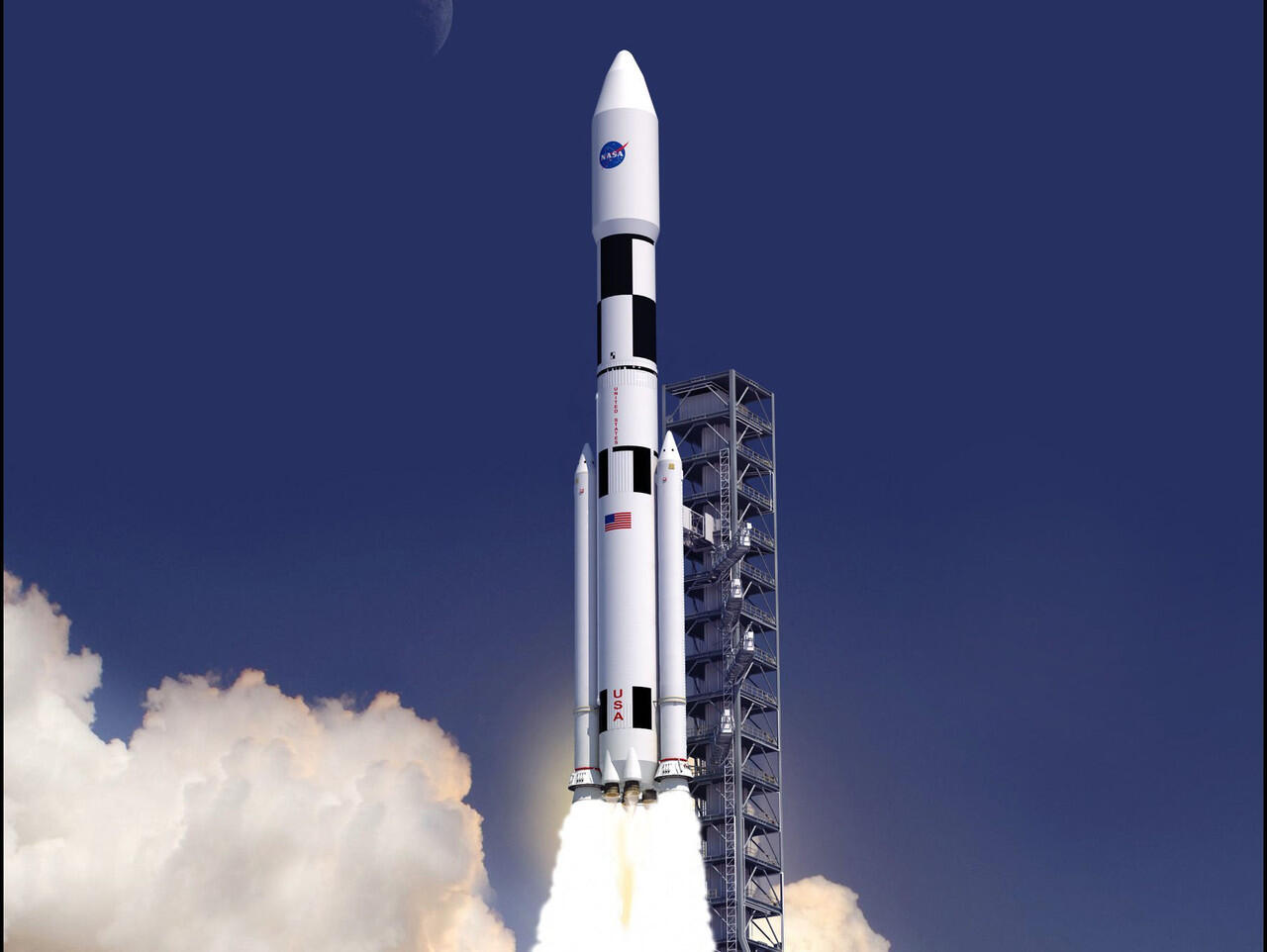 Roket peluncur dahsyat NASA &quot;Space Launch System&quot;.