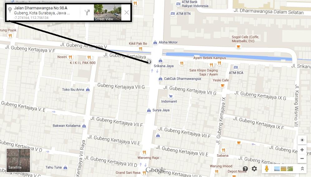 Disewakan Ruko Dharmawangsa 3 Lantai di Jl. Raya (Cocok: Butik, Bank, Kantor, Resto)