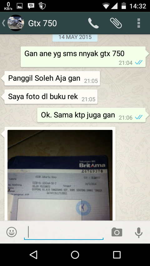 Surat Terbuka SOLEH PUJIANTO | Vai | SERPONG | BRI : 0338-01-024164-50-2