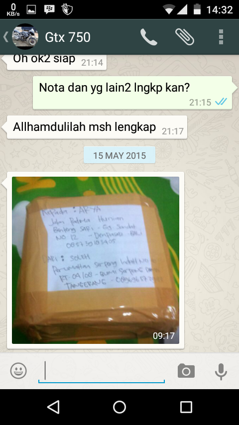 Surat Terbuka SOLEH PUJIANTO | Vai | SERPONG | BRI : 0338-01-024164-50-2