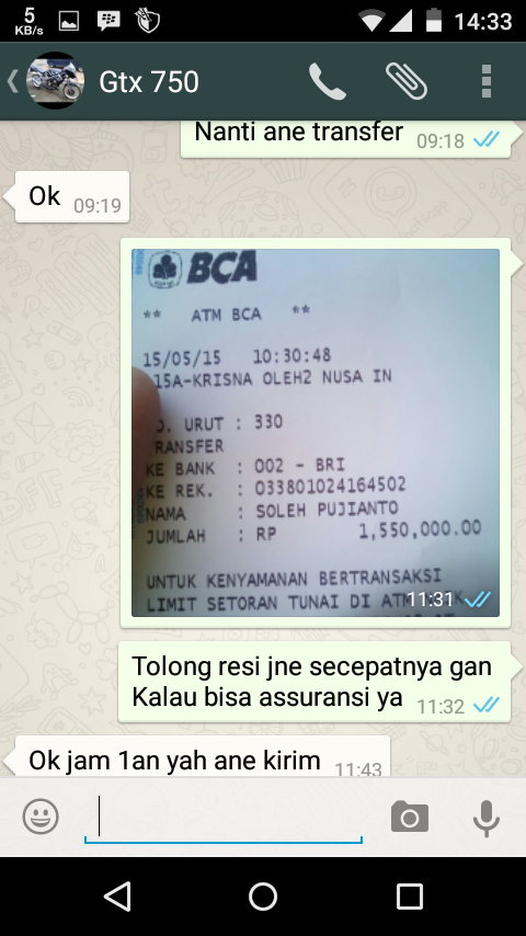 Surat Terbuka SOLEH PUJIANTO | Vai | SERPONG | BRI : 0338-01-024164-50-2