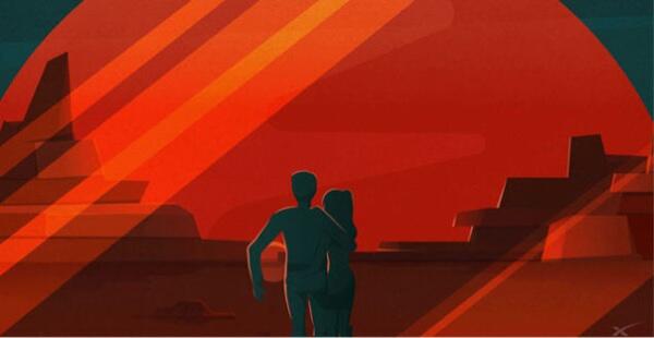 &#91;Orang kaya Aja yang Masuk&#93; SpaceX merilis poster perjalanan wisata ke Mars