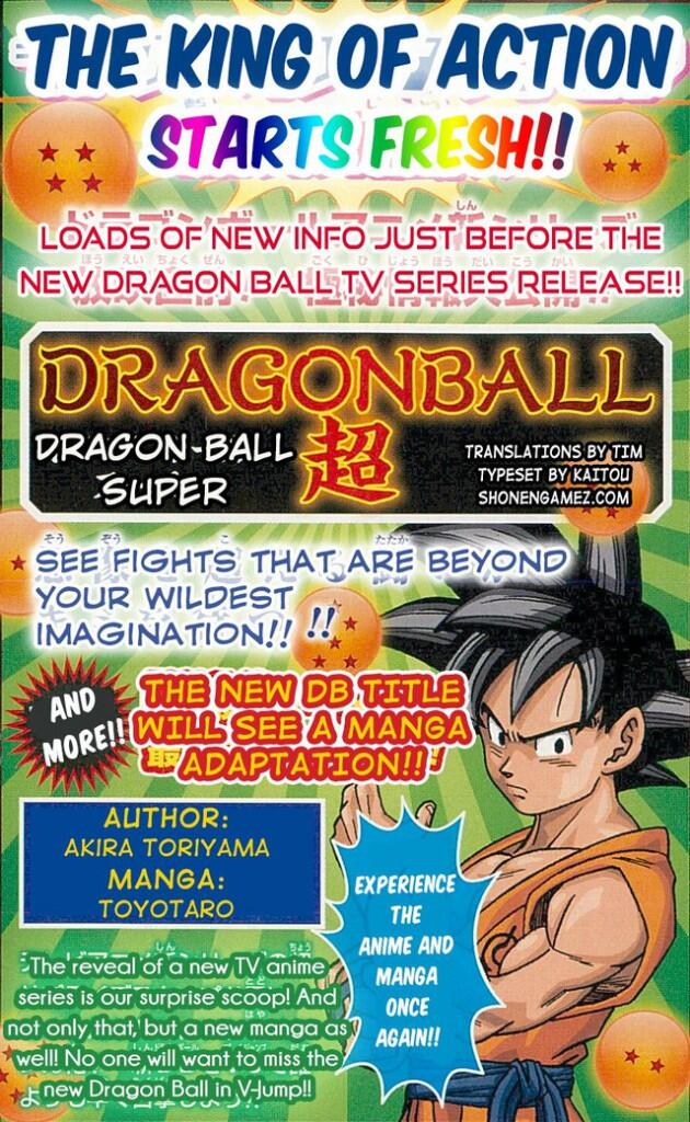 Anime Baru Dragon Ball Super Dijadikan Bacaan Manga