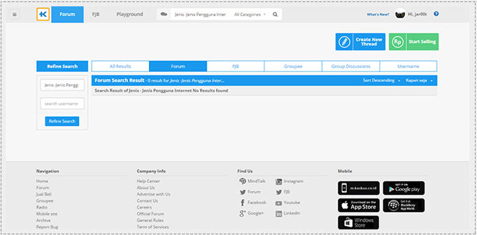 Jenis - Jenis Pengguna Internet