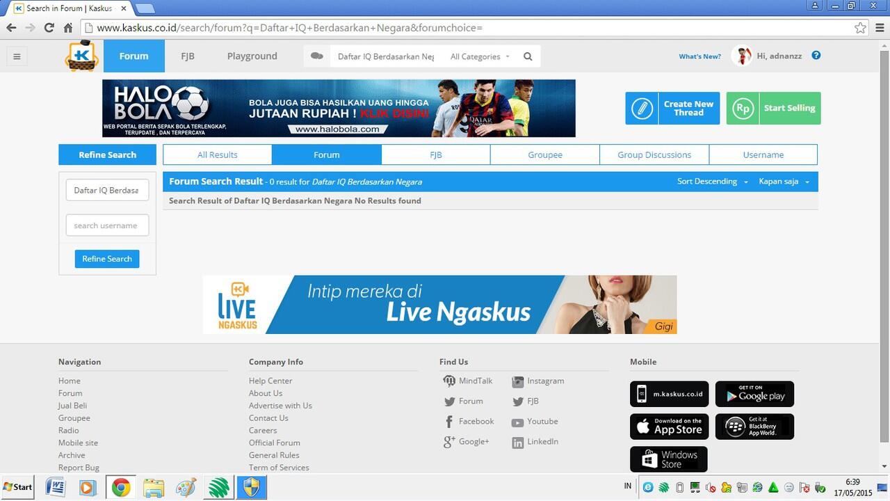 Daftar IQ Berdasarkan Negara