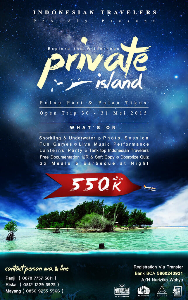 Indonesian Travelers Private Island