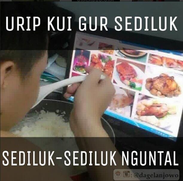 Kumpulan gambar lucu Bahasa Jawa