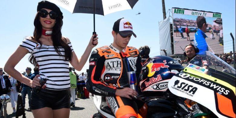 Paddock Girl MOTO GP 2015 Le Mans France