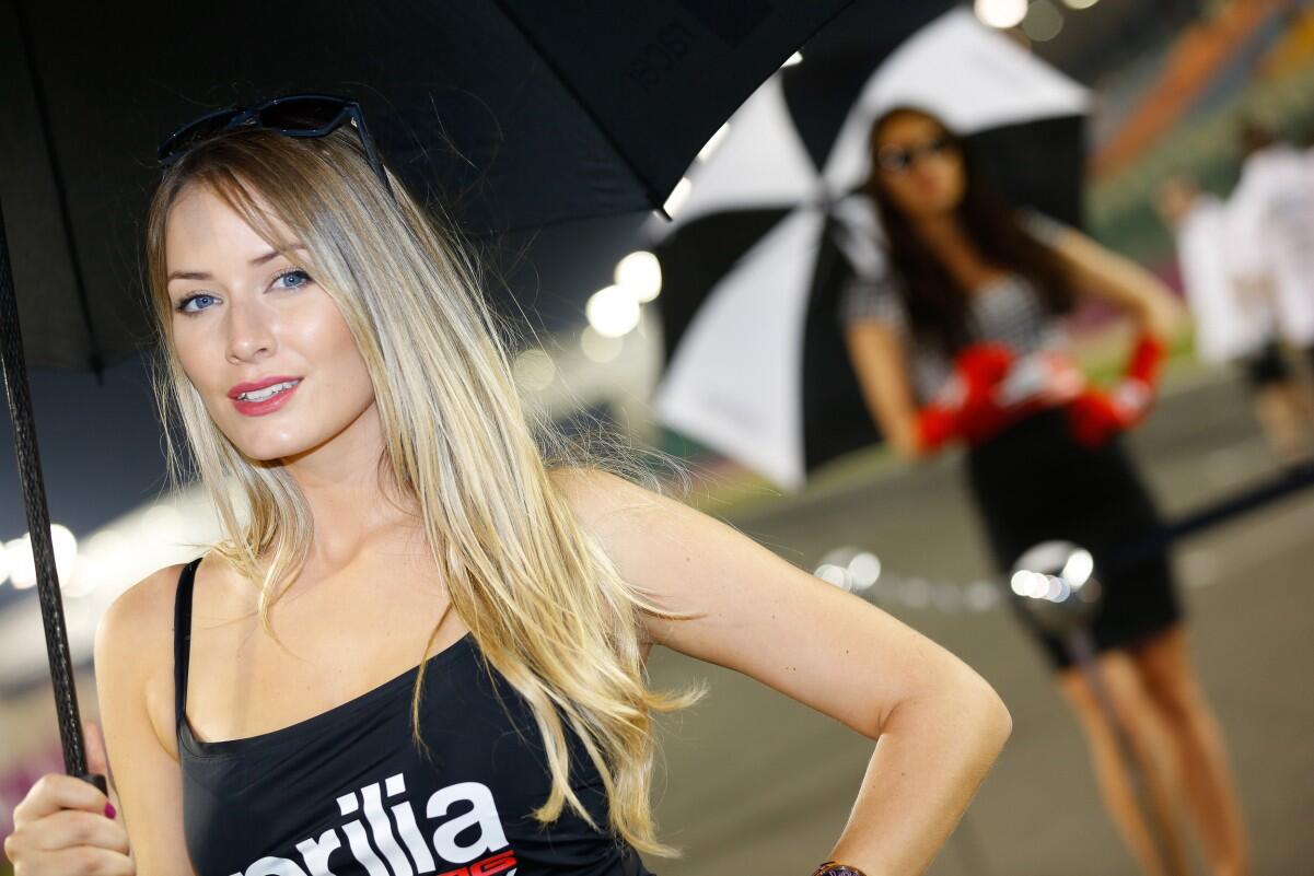 Paddock Girl MOTO GP 2015 Qatar