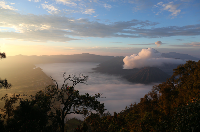 Menjelajahi keindahan Kawasan Bromo dengan scrambler