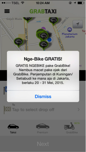 GrabBike Layanan Terbaru GrabTaxi Untuk Menembus Macet Dengan Aman Cepat dan Nyaman