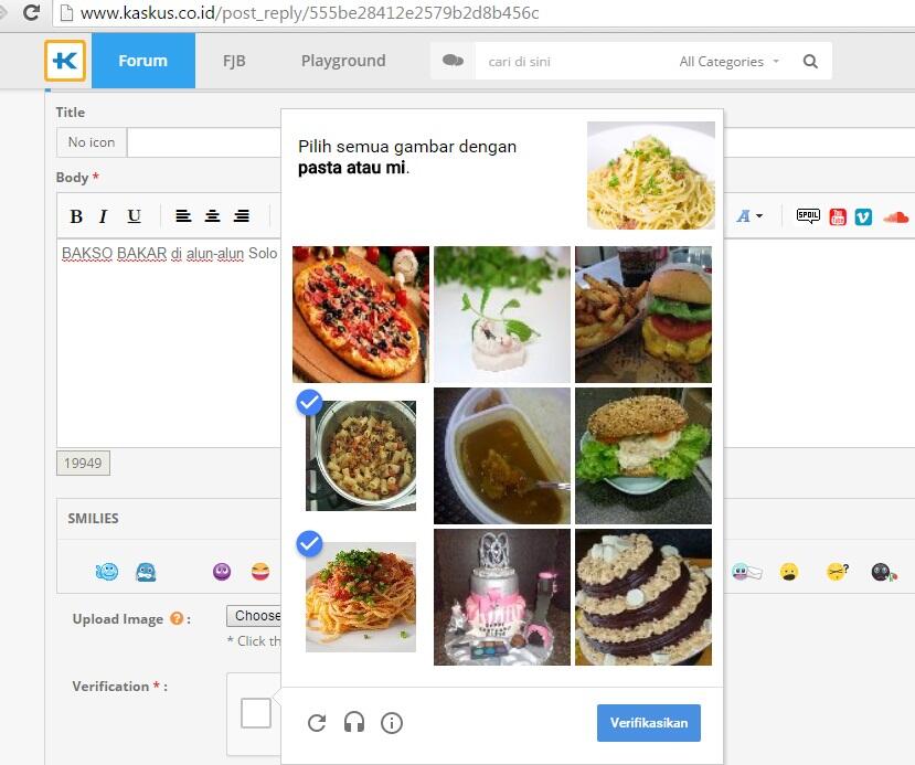 Kumpulan Captcha Kaskus yang Bikin Laper