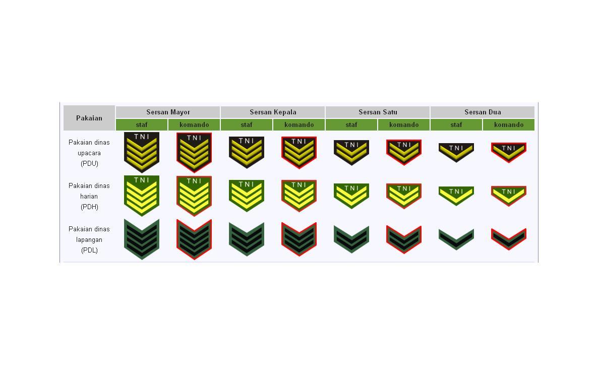 Tanda Kepangkatan TNI