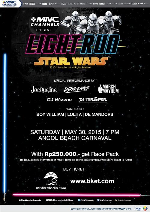 Star Wars Light Run: Raih Kesempatan Lari Bareng Darth Vader!