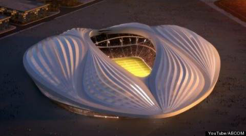 Stadiun sepak bola di Qatar
