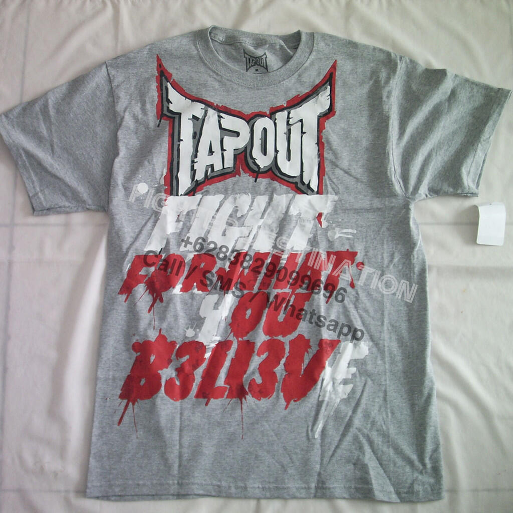 MMA, Muay Thai, BJJ T-Shirts Kaos Original ( Tapout, Badboy, UFC, Dethrone, etc ) Bdg