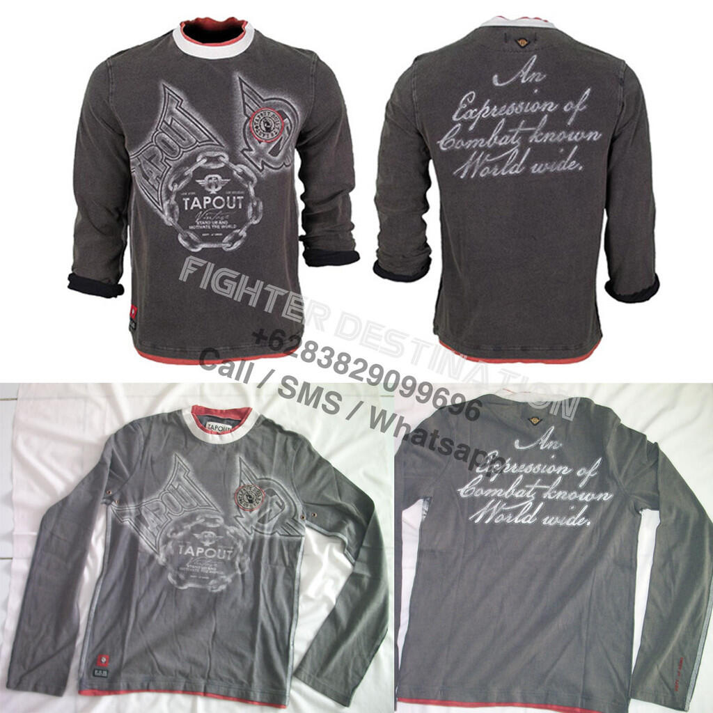 MMA, Muay Thai, BJJ T-Shirts Kaos Original ( Tapout, Badboy, UFC, Dethrone, etc ) Bdg