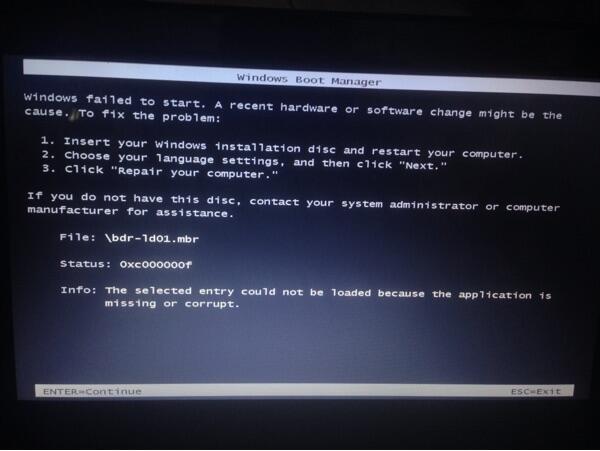 Saat Bootup Win 7 di &quot;Starting Windows&quot; Tiba-Tiba Bluescreen