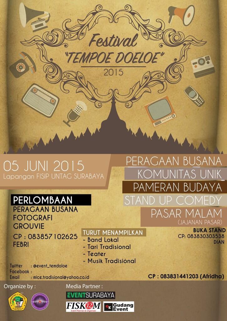 FESTIVAL TEMPOE DOELOE 2015 (at UNTAG SURABAYA)