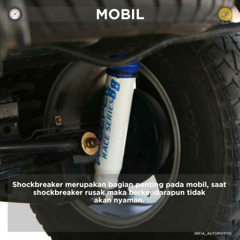 Berikut ini adalah tanda-tanda shockbreaker mengalami kebocoran/kerusakan