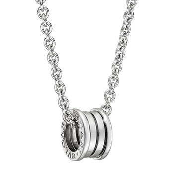 (MIRROR 1:1) BVLGARI BZERO NECKLACE in WHITE GOLD, ROSE GOLD, & COMBINATION..