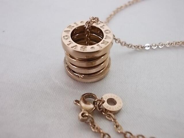 (MIRROR 1:1) BVLGARI BZERO NECKLACE in WHITE GOLD, ROSE GOLD, & COMBINATION..