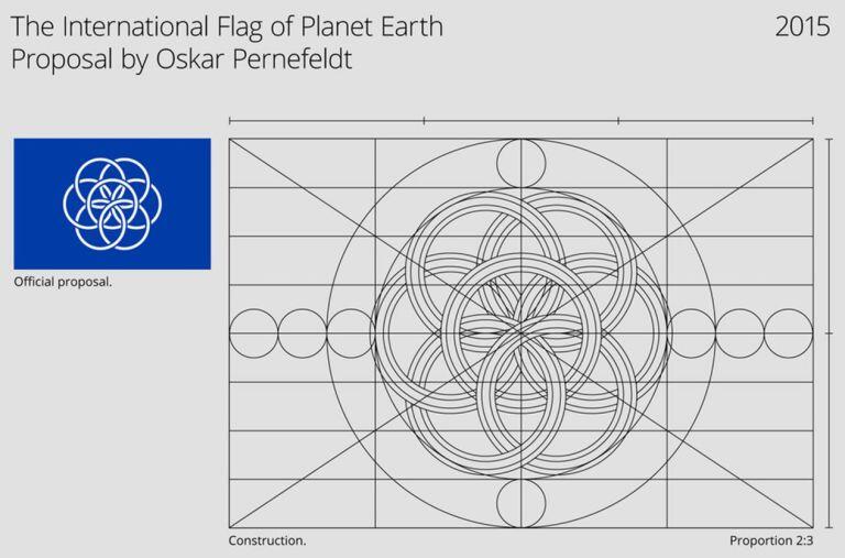 Planet Bumi Kini Punya Bendera Keren Sendiri