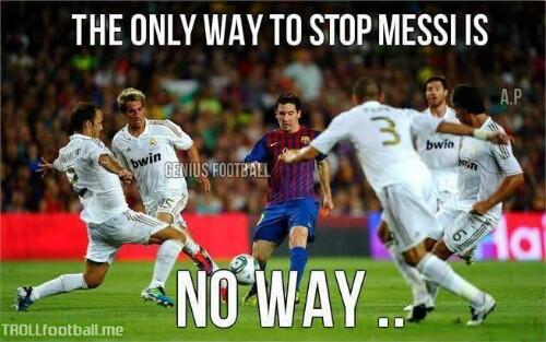 Inilah Cara Menghentikan Kecepatan Leo Messi