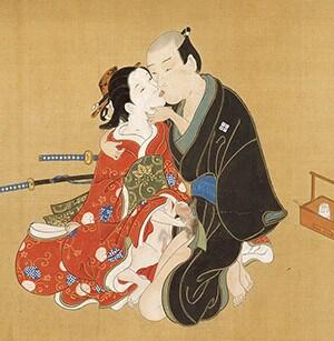 Pameran pertama cetakan gambar erotis (ML) pd masa Edo, Jepang