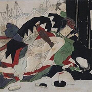 Pameran pertama cetakan gambar erotis (ML) pd masa Edo, Jepang