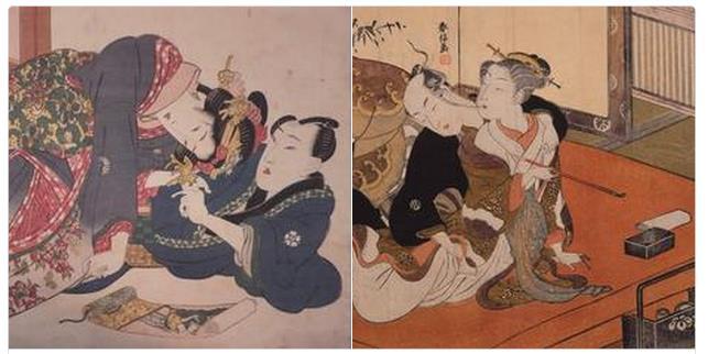 Pameran pertama cetakan gambar erotis (ML) pd masa Edo, Jepang
