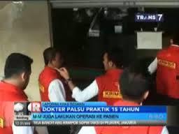 HEBOH DOKTER PALSU.KENAPA SIH KITA MUDAH PERCAYA DOKTER PALSU, DUKUN N KLENIK ???.