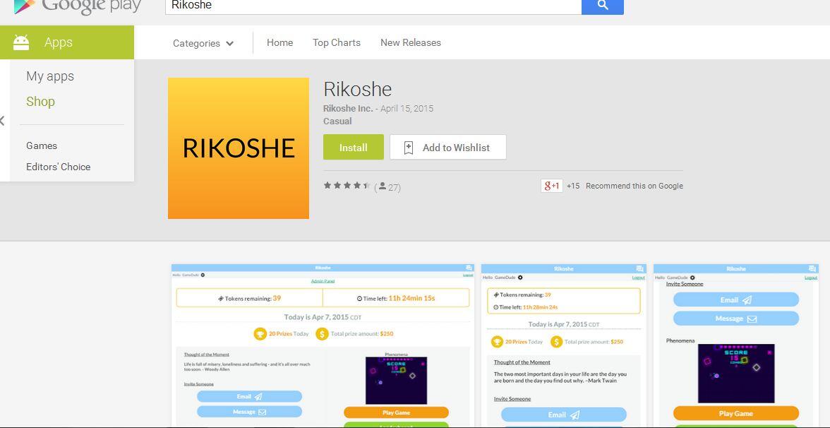 Gerakan 1.000 Pengguna Rikoshe Inc.
