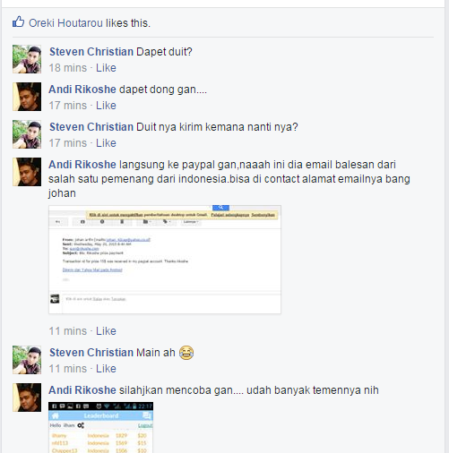 Gerakan 1.000 Pengguna Rikoshe Inc.