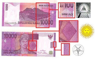 Simbol Illuminati Dalam Uang Pecahan Indonesia