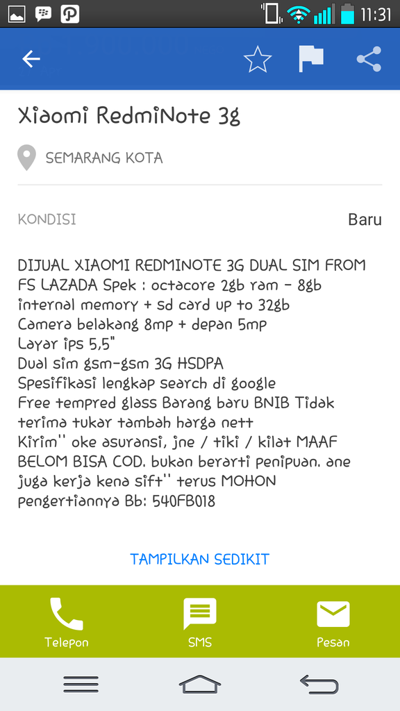 Penipuan OLX (lagi) | Masih Muda Udah Maling