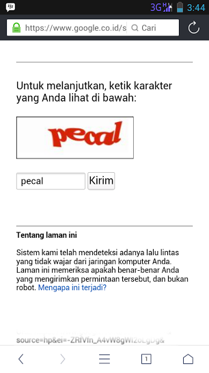 Antara Google, Capcay &amp; Pecal