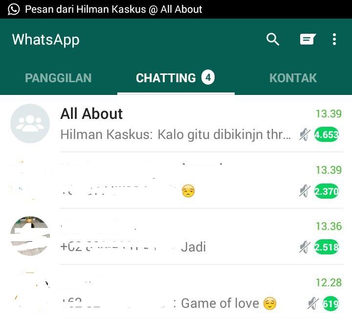 Grup WHATSAPP ( WA ) isi'a anak2 KASKUS