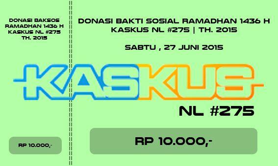 BAKTI SOSIAL RAMADHAN 2015 KASKUS NL#275