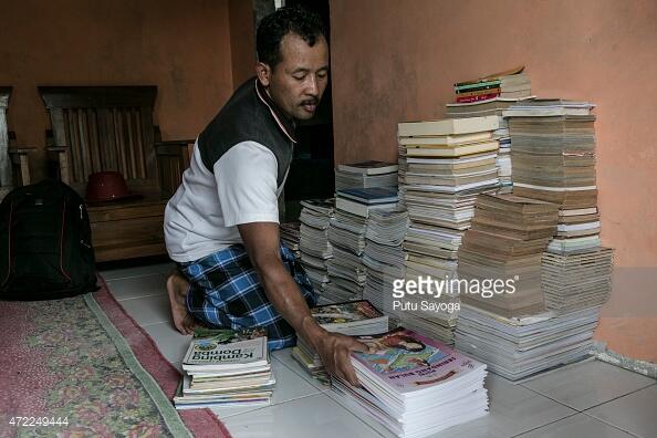 #TrenSosial : `Kuda Pustaka`, Perpustakaan Keliling Ridwan Sururi yang Mendunia