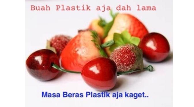 Mentan: Saya Tegaskan Sekali Lagi, tak Ada Beras Plastik!