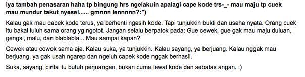&#91;HOT&#93; HELLO CEWEK, URUSAN CINTA JANGAN MELULU DEH COWOK HARUS DULUAN