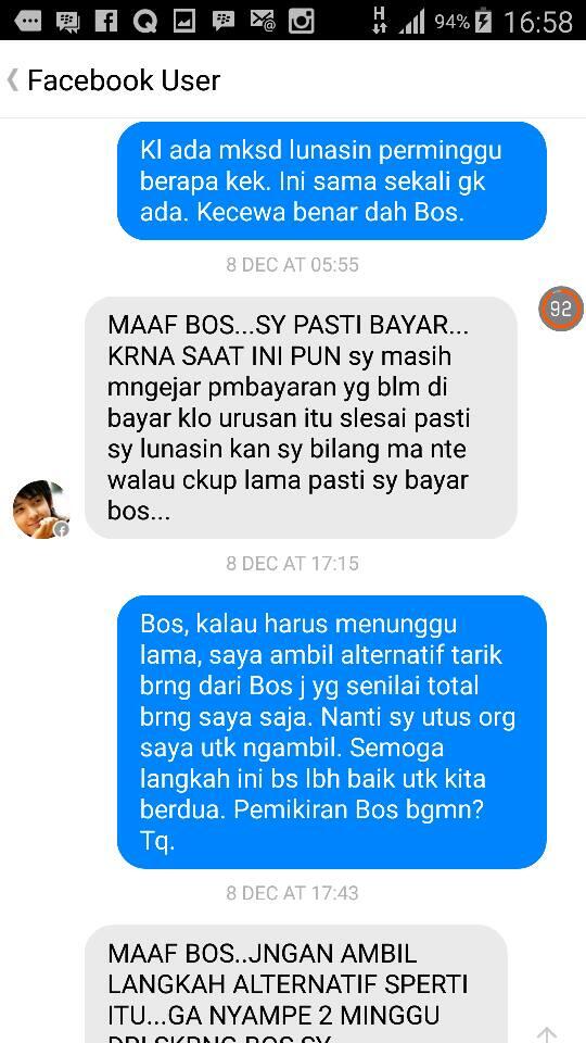 Lika-liku wirausaha, hal seperti ini sering kali terjadi, so waspadalah +PICS